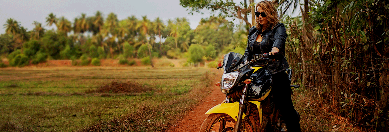 A-biker-in-Goa